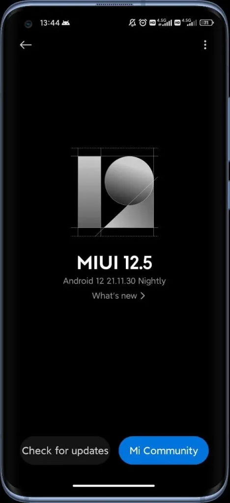 Логотип MIUI 12.5