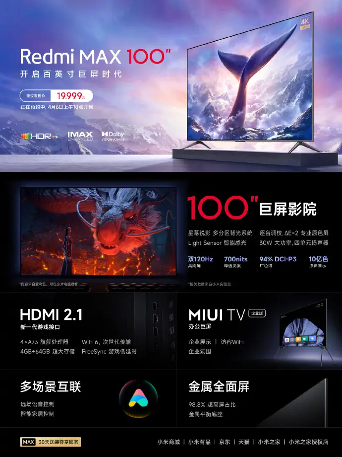 Redmi Max 100