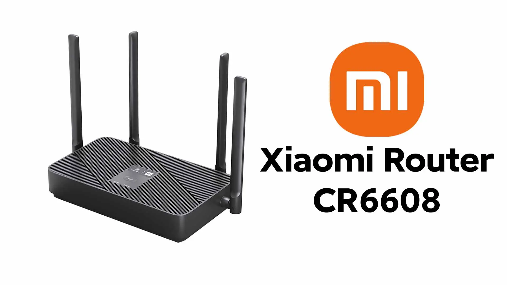 Революционный новый маршрутизатор Xiaomi Router CR6608 с поддержкой Wi-Fi 6